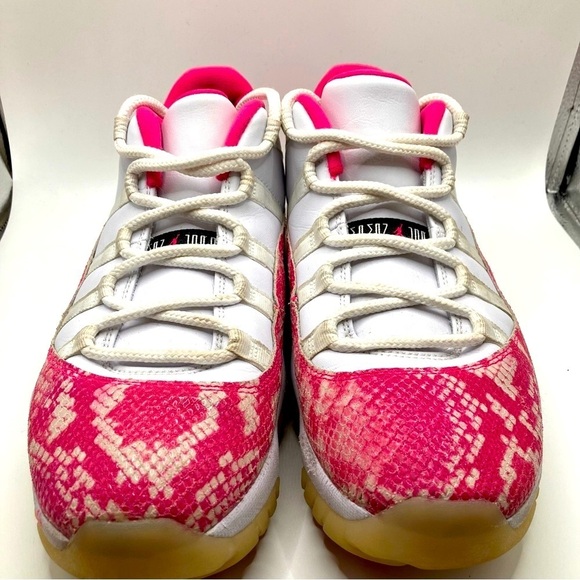 RARE Air Jordan 11 XI Retro Low Pink Snake Skin AUTHENTIC  womens size 11 - Picture 3 of 13